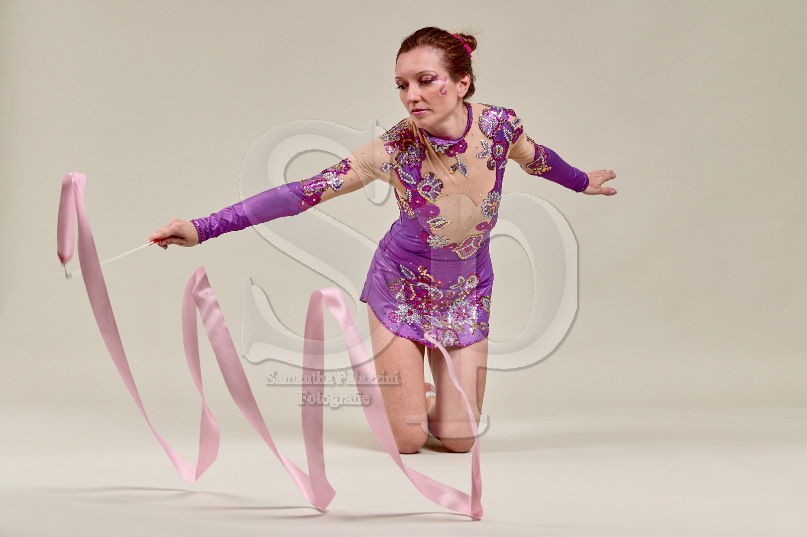 servizio fotografico atleta in studio - ginnastica ritmica