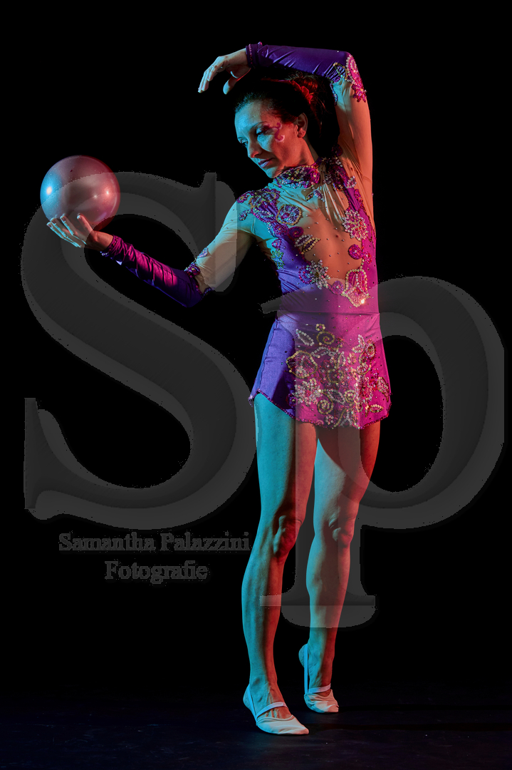 servizio fotografico atleta in studio - ginnastica ritmica