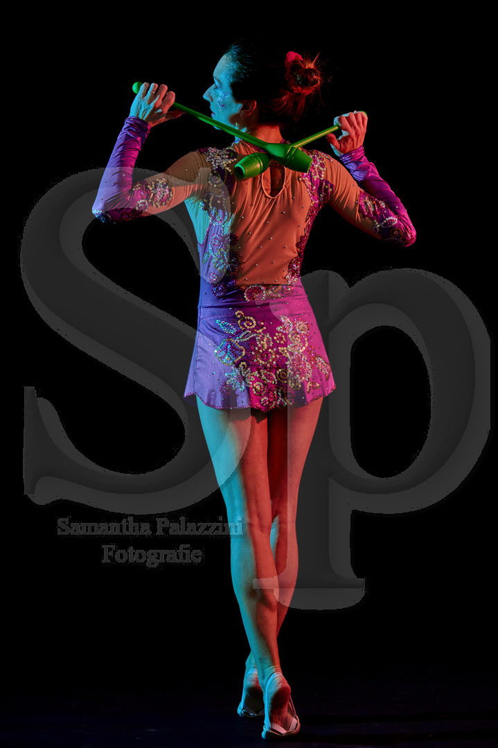 servizio fotografico atleta in studio - ginnastica ritmica