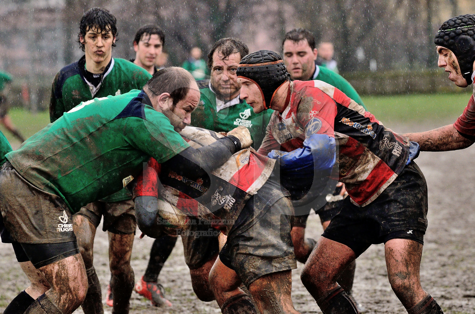 nella foto rugby