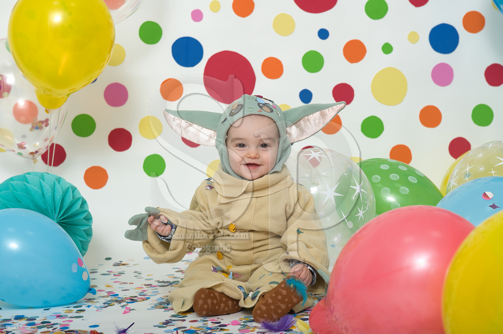 mini sessione fotografica di Carnevale in studio