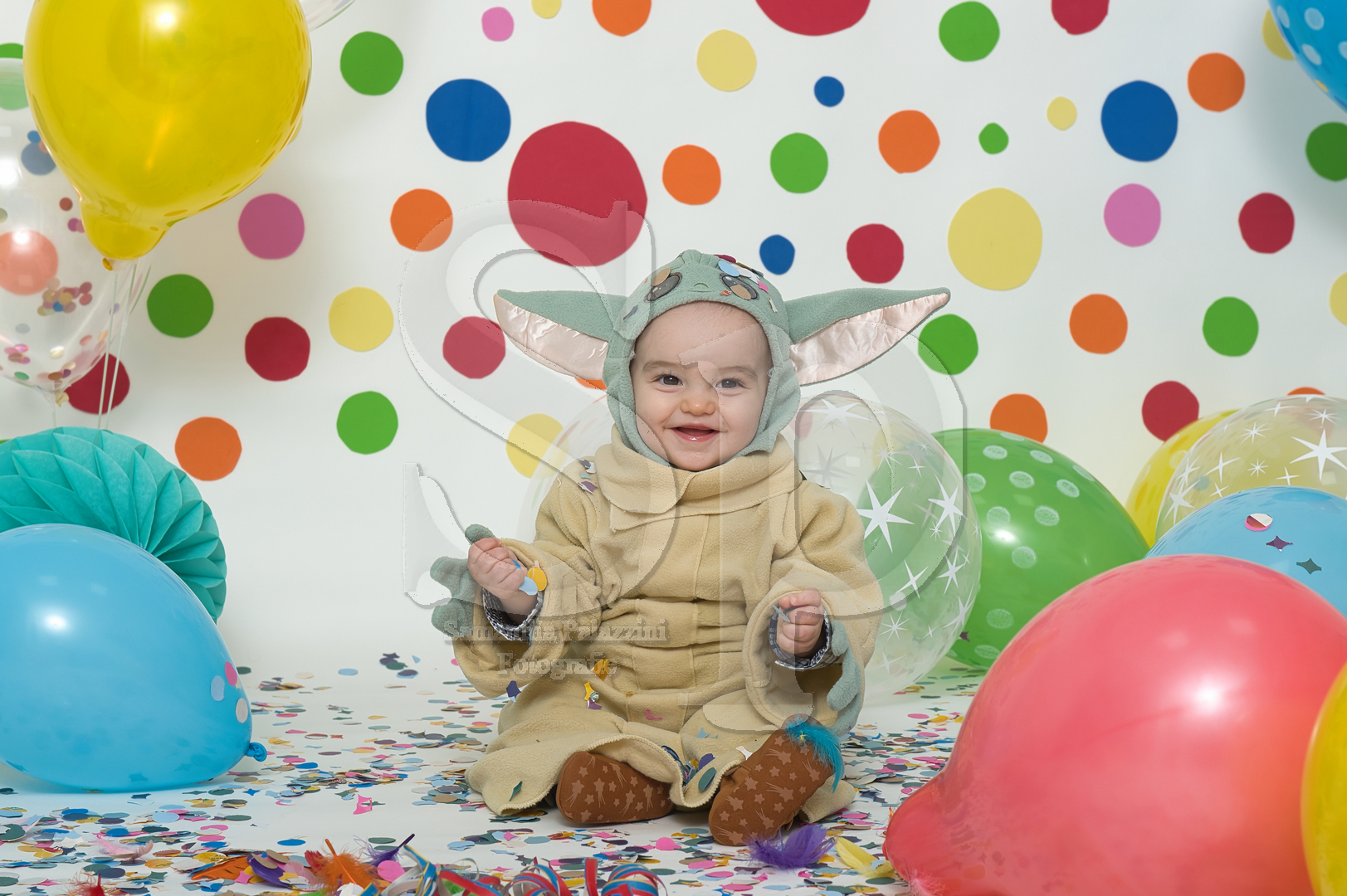 mini sessione fotografica di Carnevale in studio