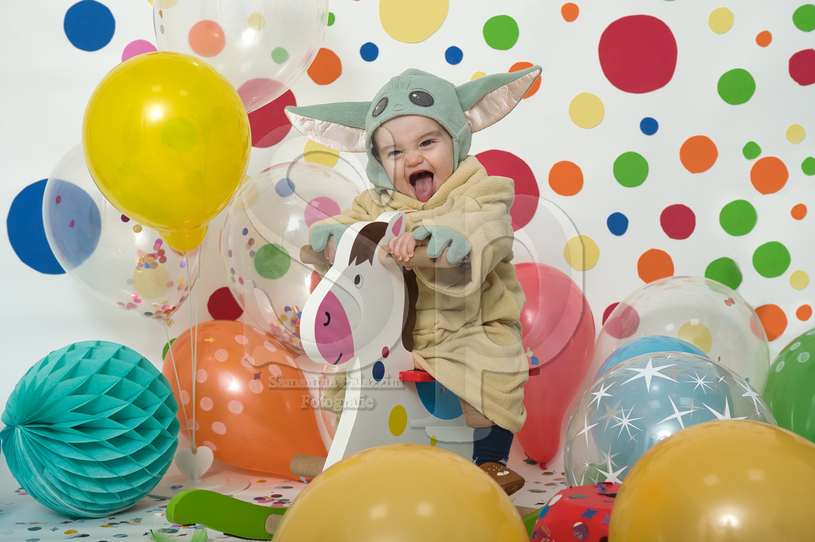 mini sessione fotografica di Carnevale in studio