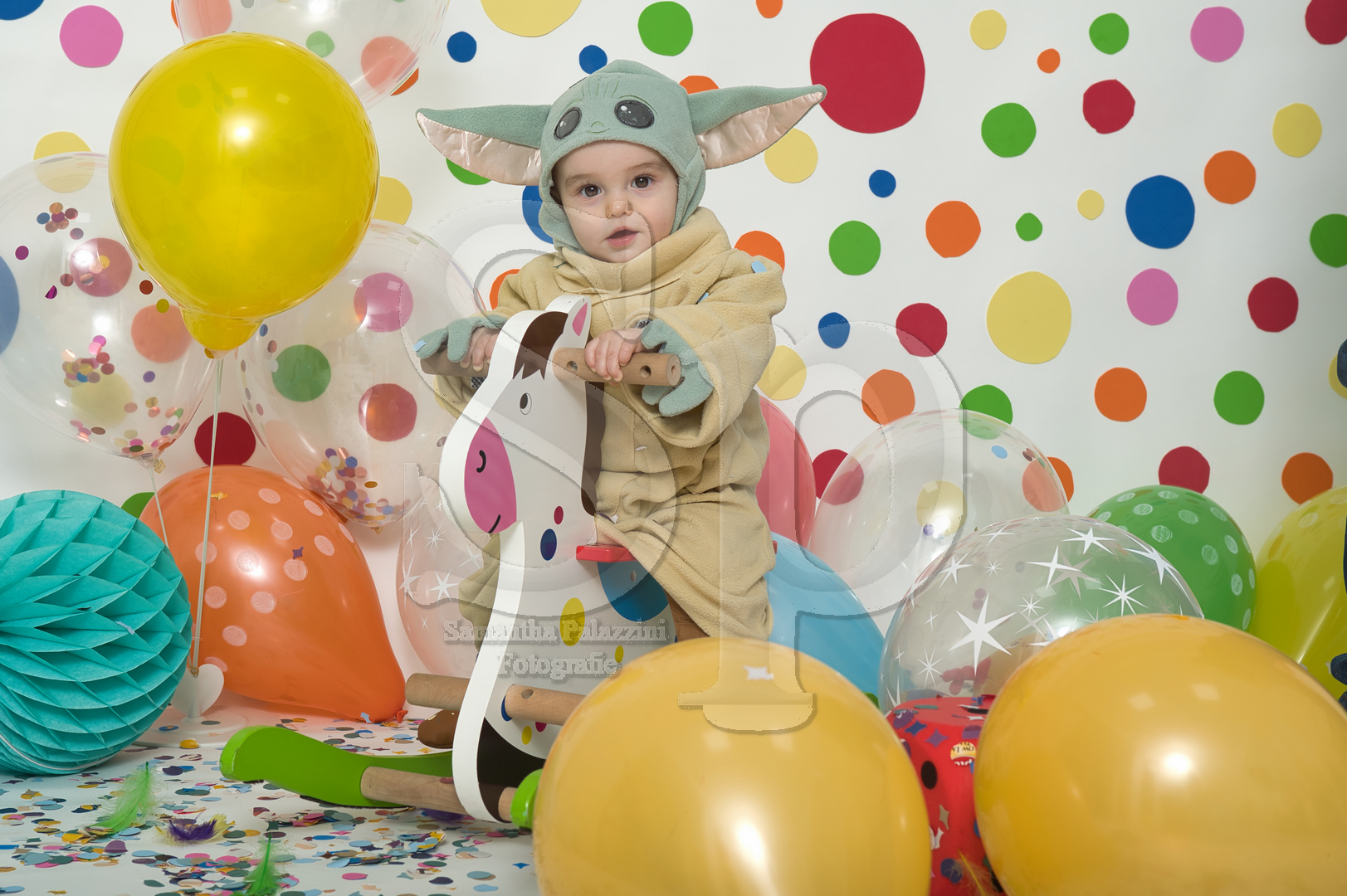 mini sessione fotografica di Carnevale in studio