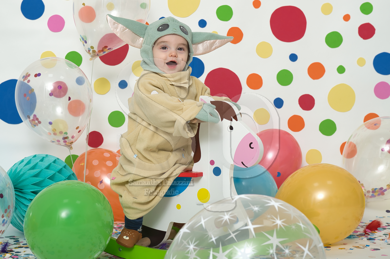 mini sessione fotografica di Carnevale in studio