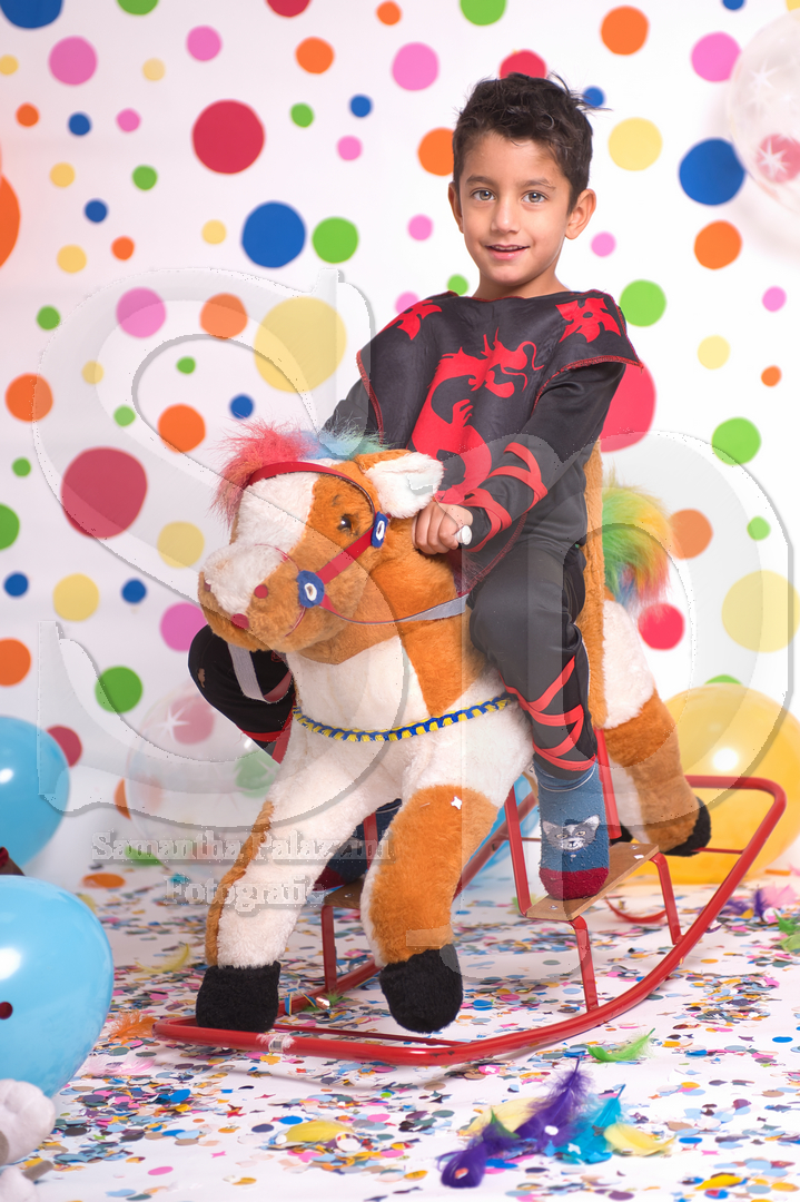 mini sessione fotografica di Carnevale in studio