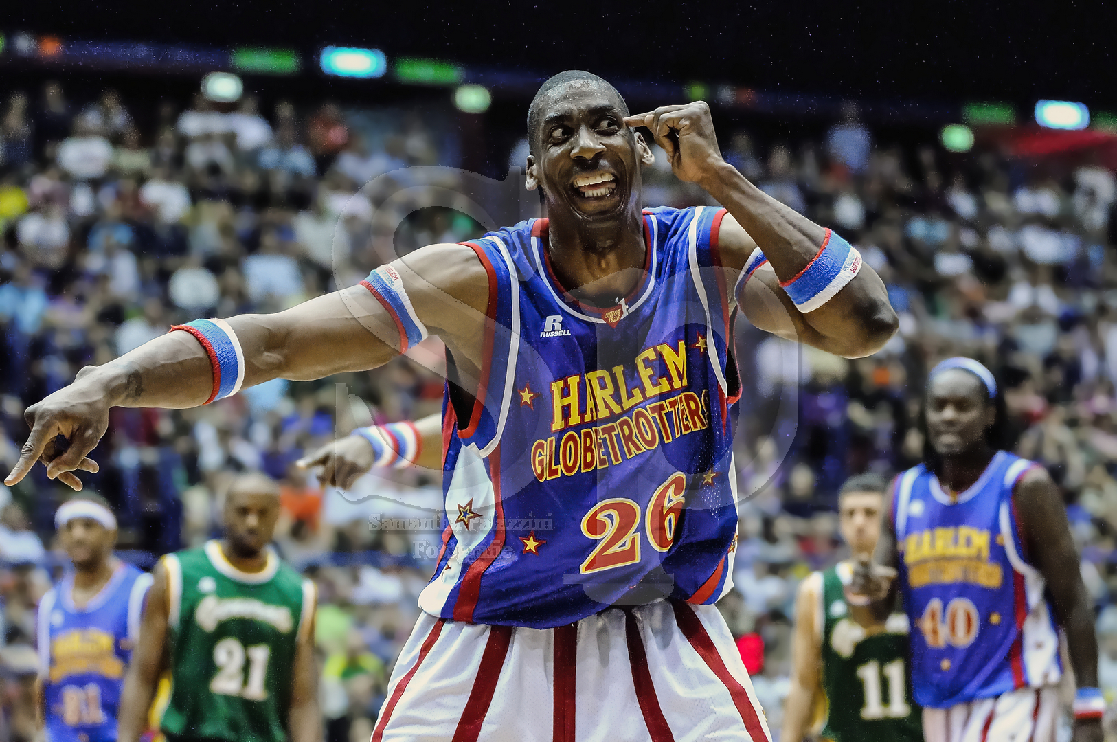 nella foto Harlem Globetrotters