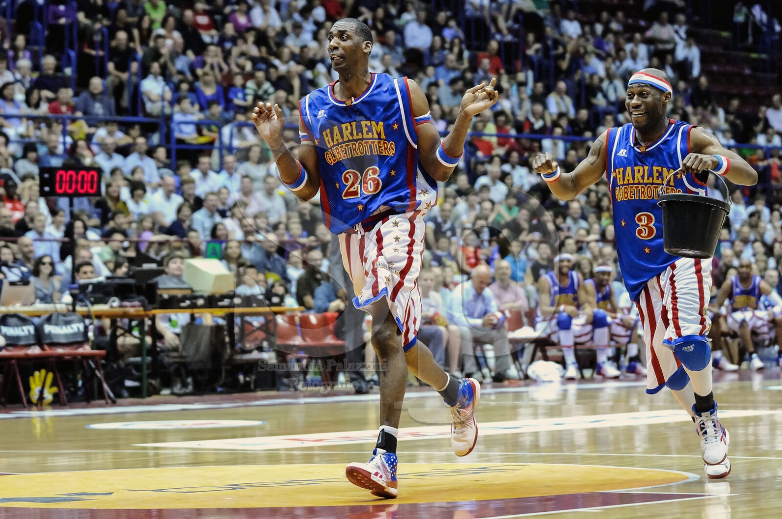 nella foto Harlem Globetrotters