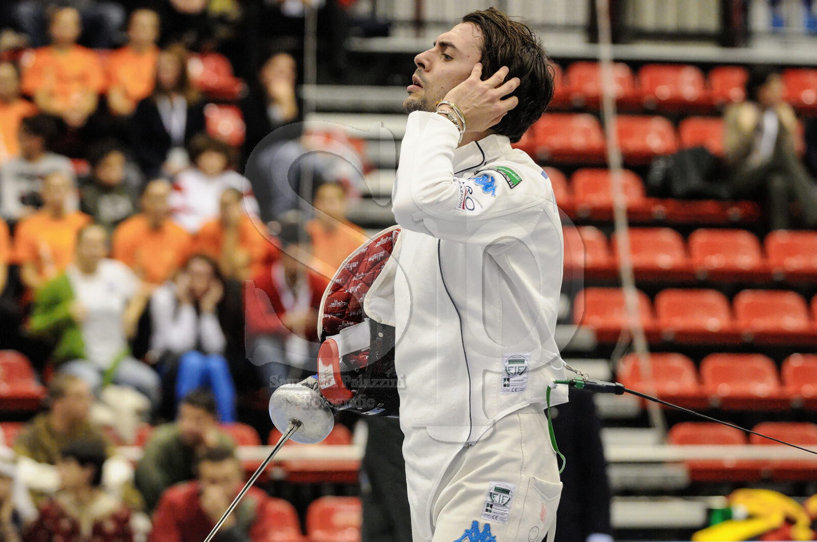 nella foto scherma - italia